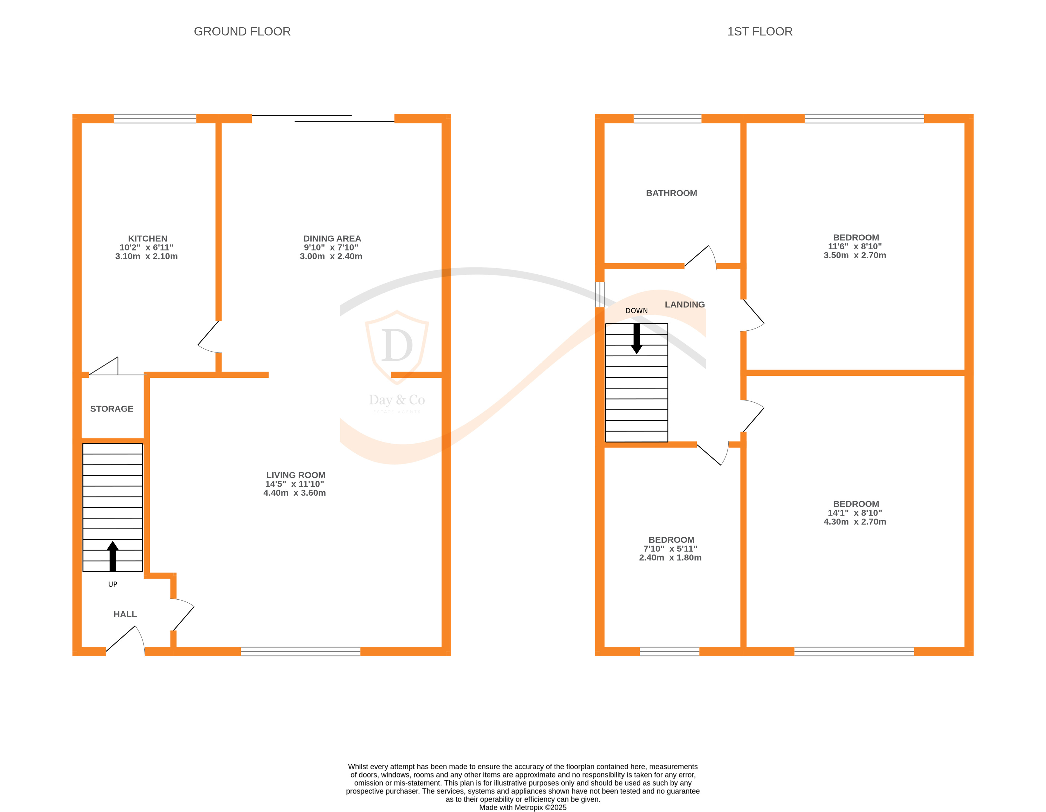 Floorplans For Nessfield Drive, Keighley, West Yorkshire