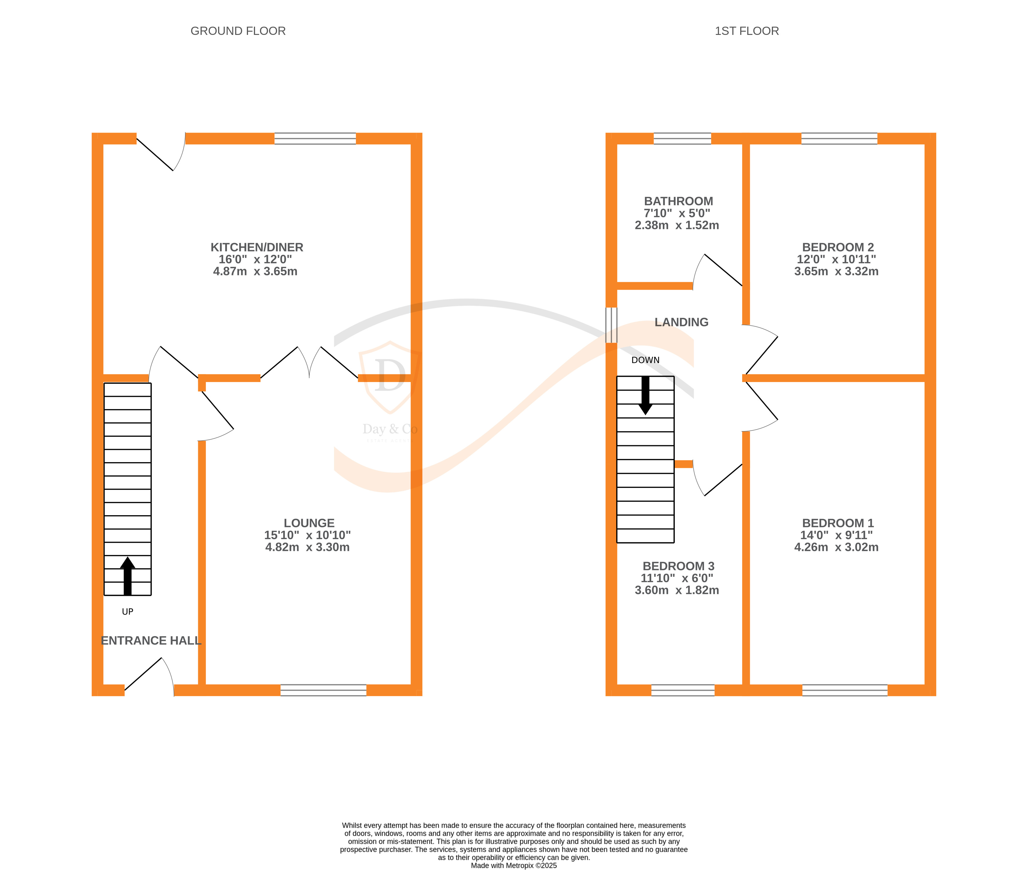 Floorplans For Oakworth Road, Keighley, West Yorkshire