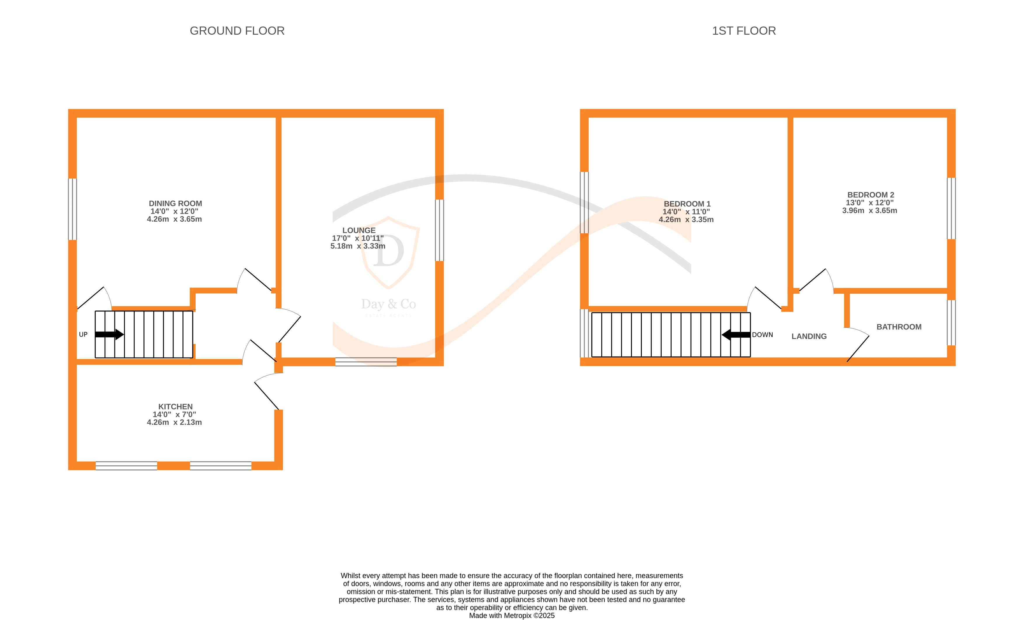 Floorplans For Oakworth, Keighley, West Yorkshire