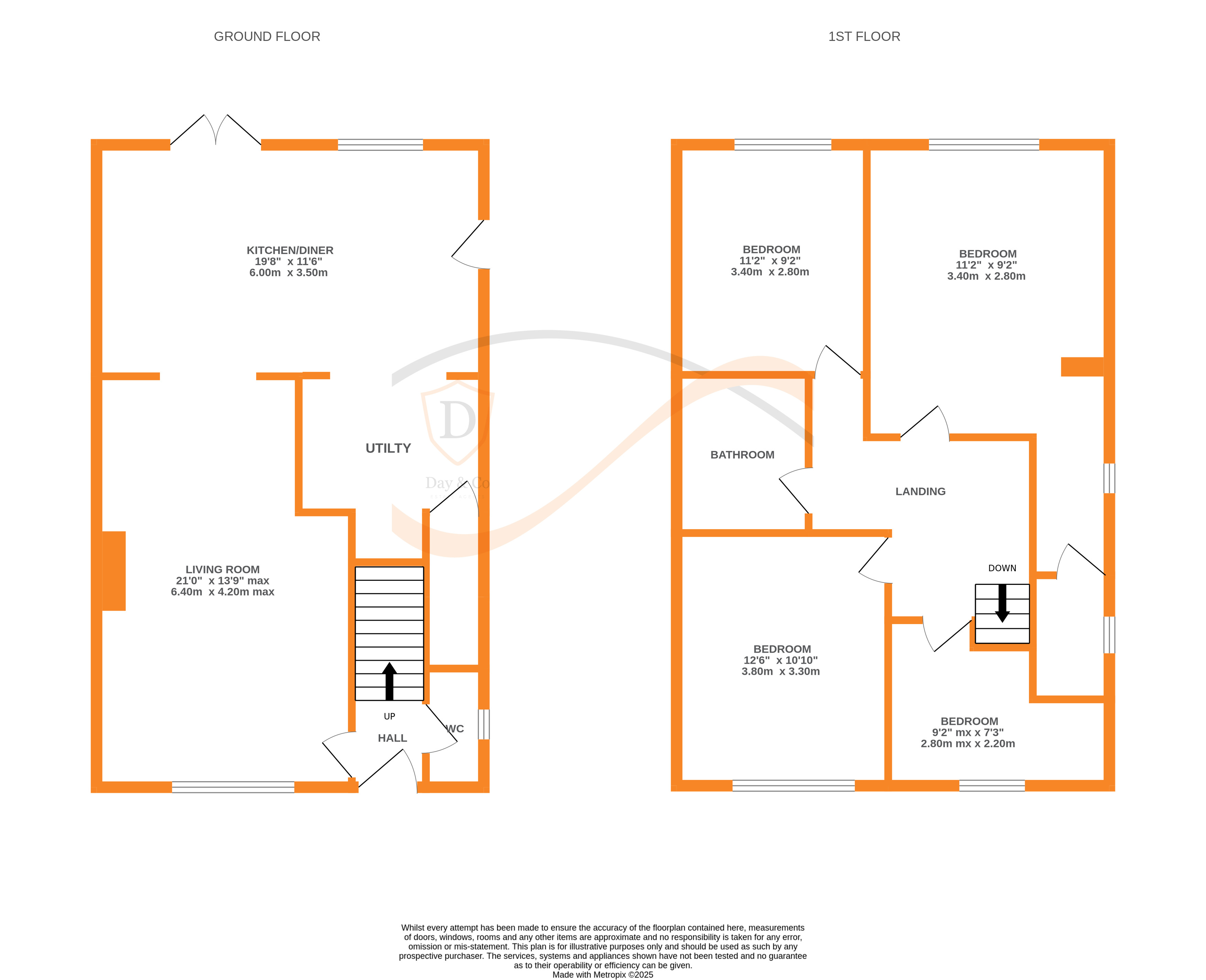 Floorplans For Oakworth, Keighley, West Yorkshire