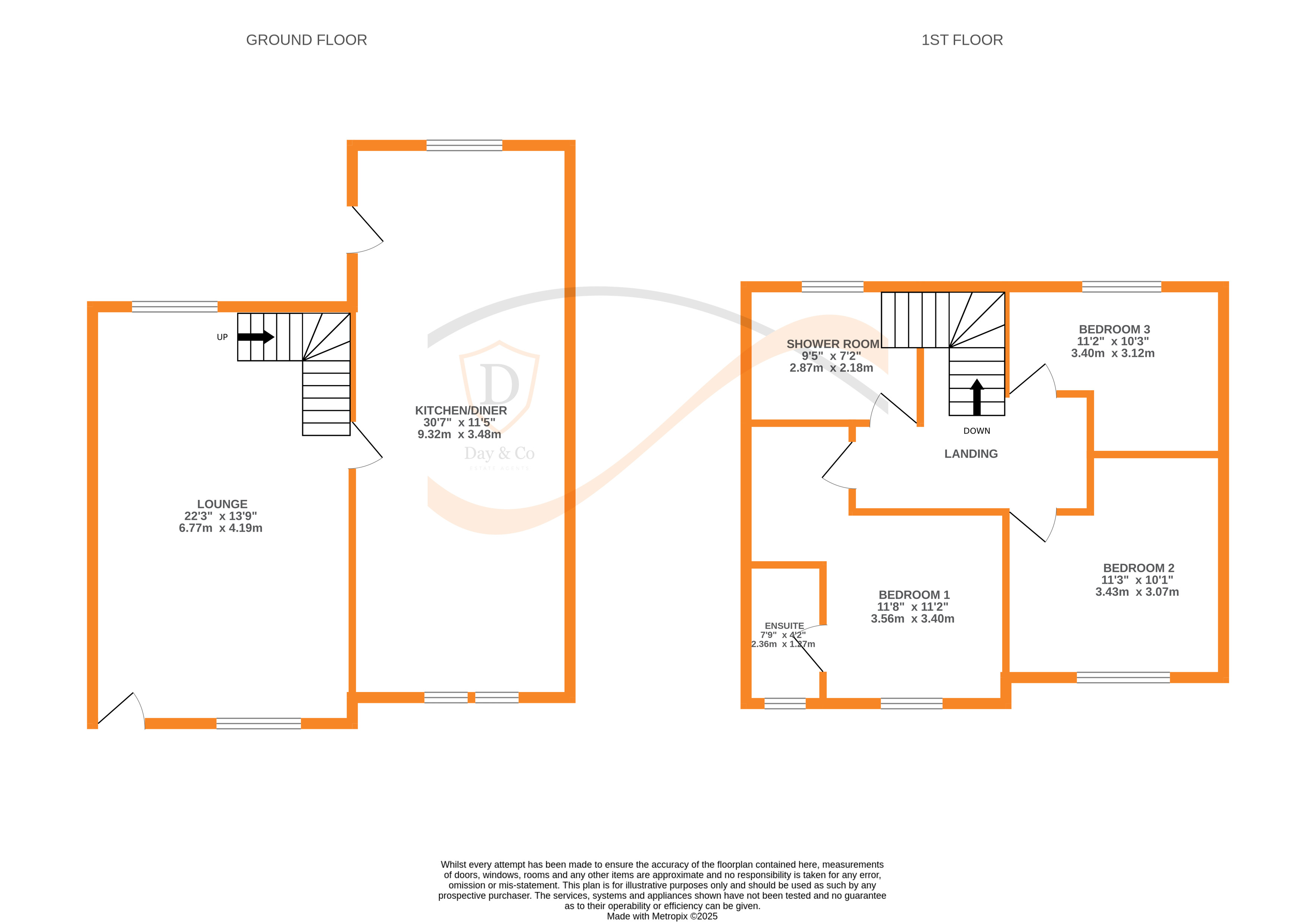 Floorplans For Steeton, Keighley, West Yorkshire