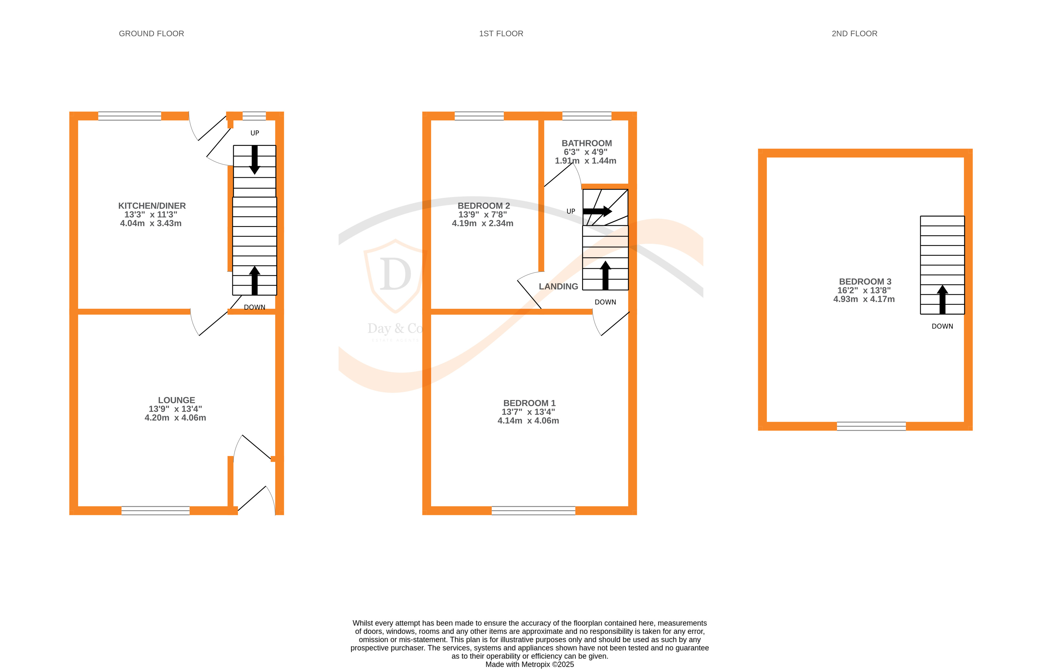 Floorplans For Oakworth, Keighley, West Yorkshire