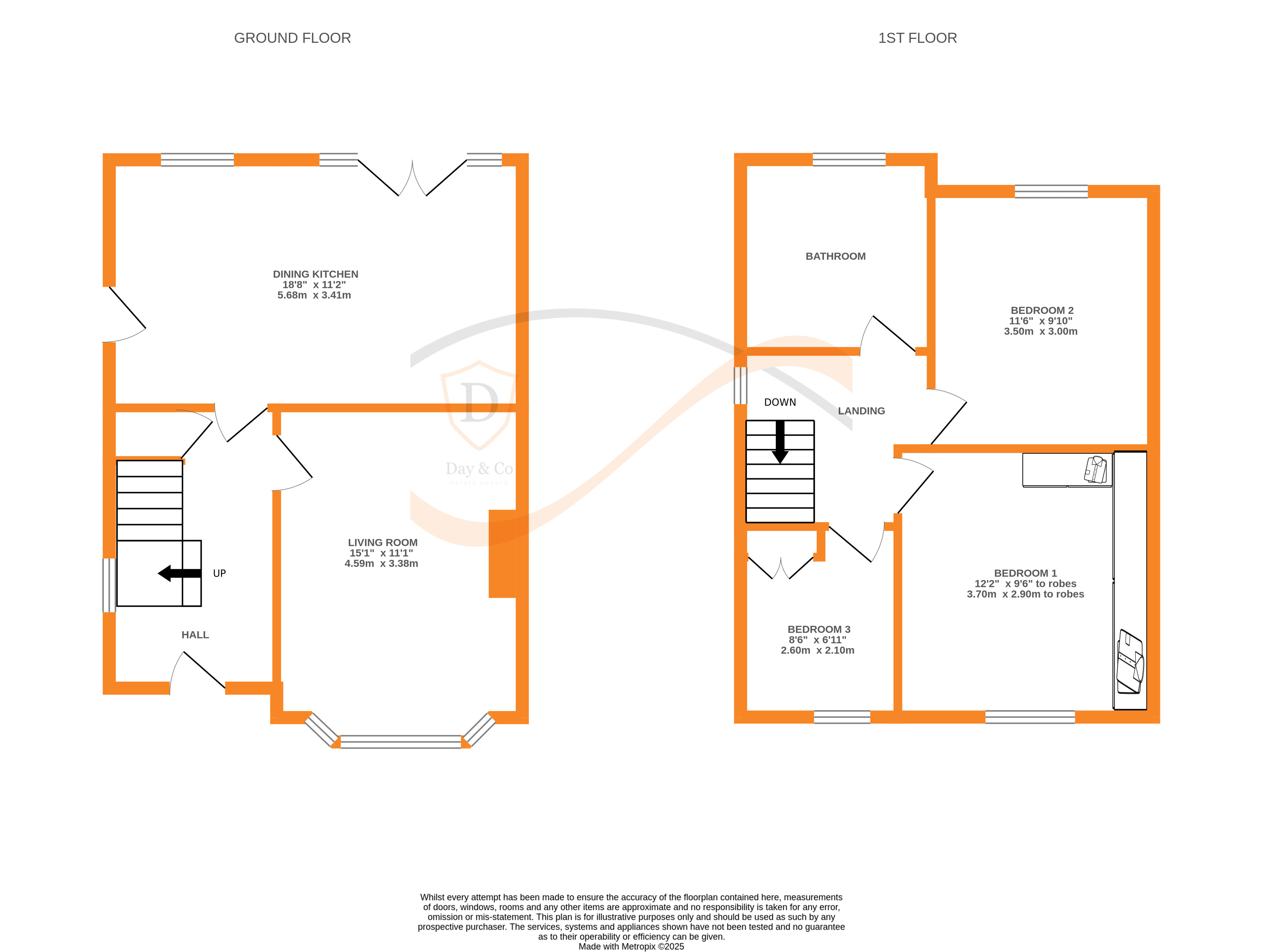 Floorplans For Priory Grove, Bingley, West Yorkshire