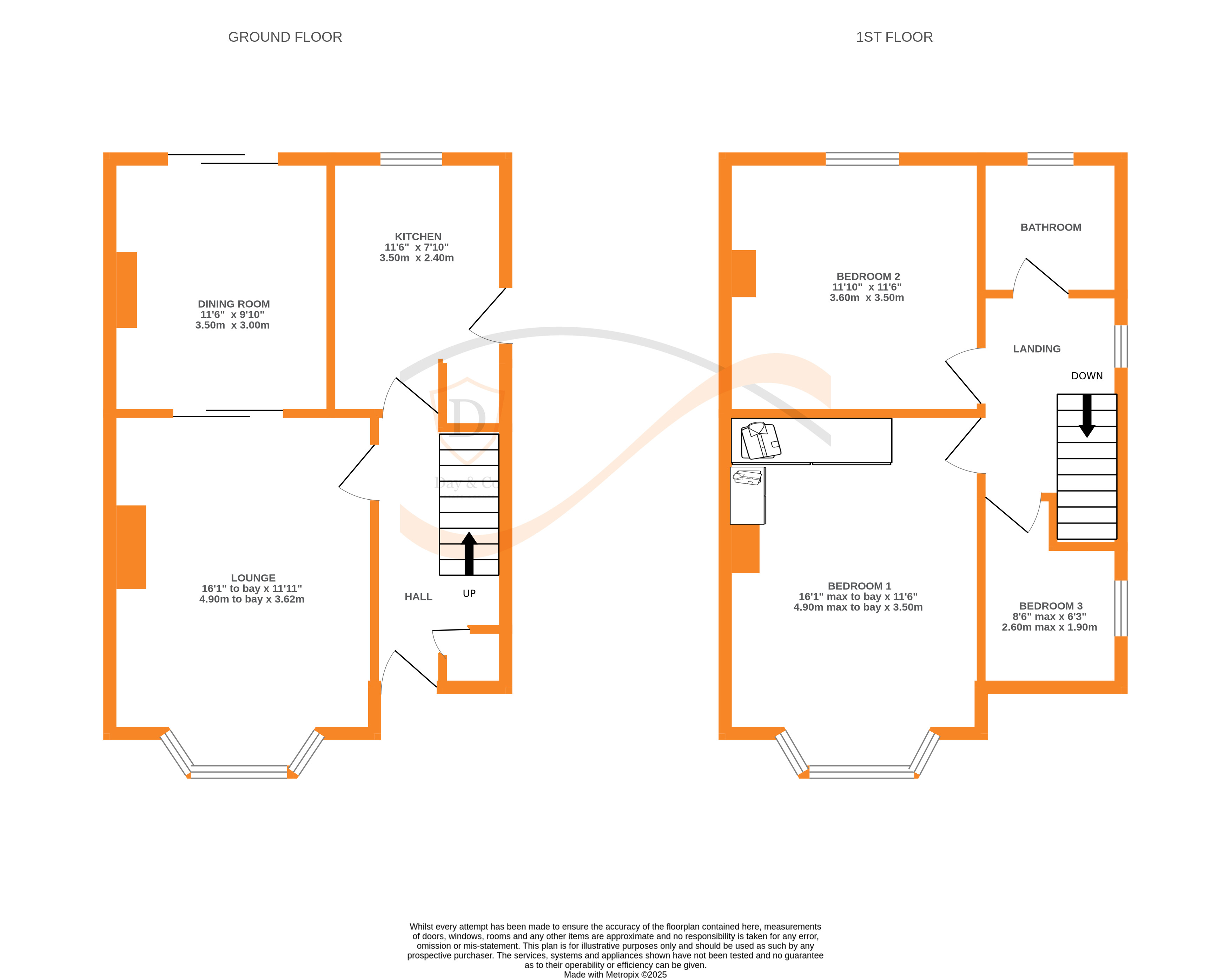 Floorplans For Oakworth, Keighley, West Yorkshire