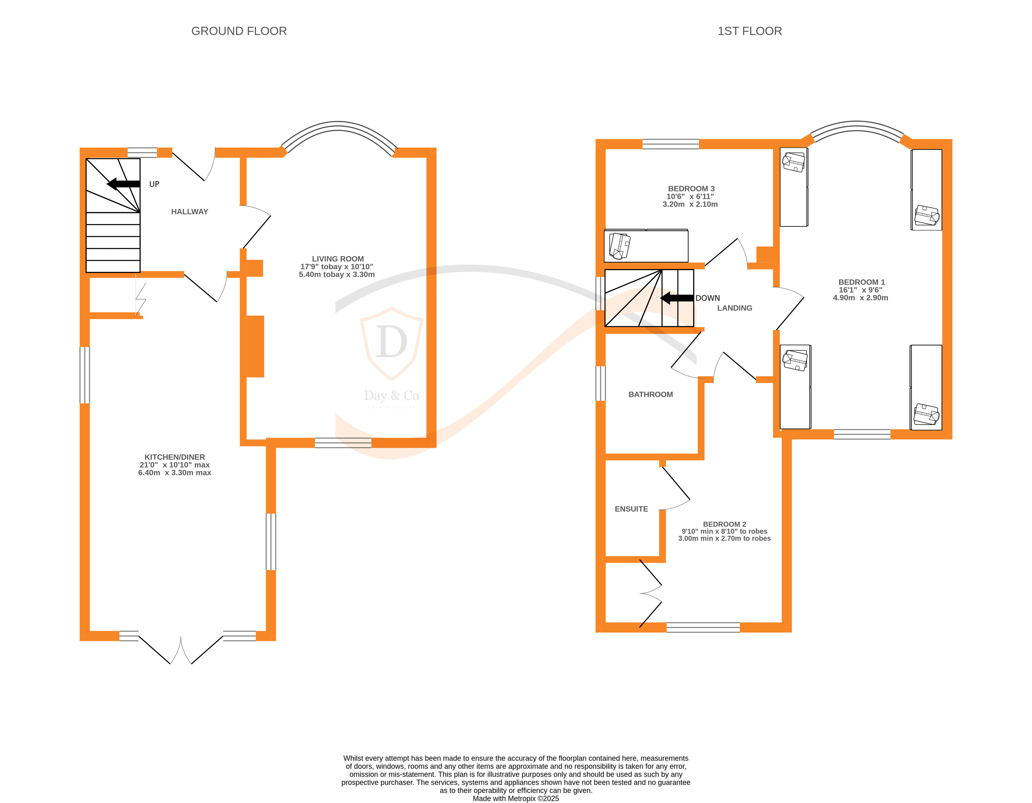 Floorplans For Sandbeds, Keighley, West Yorkshire