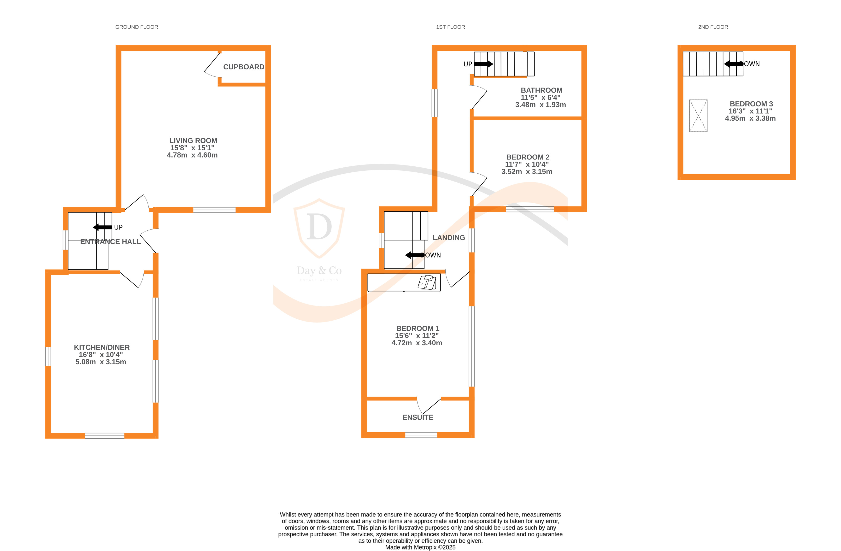 Floorplans For Oakworth, Keighley, West Yorkshire